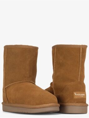 Koolaburra Short Suede Boots - Chestnut Brown